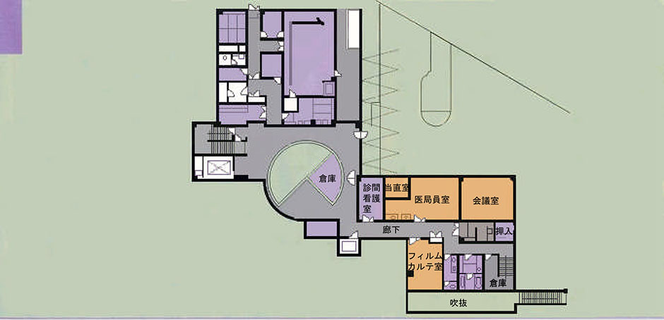 地階の地図